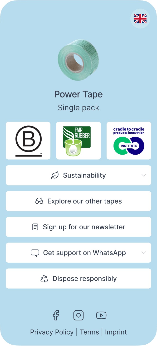 digital label: Power Tape